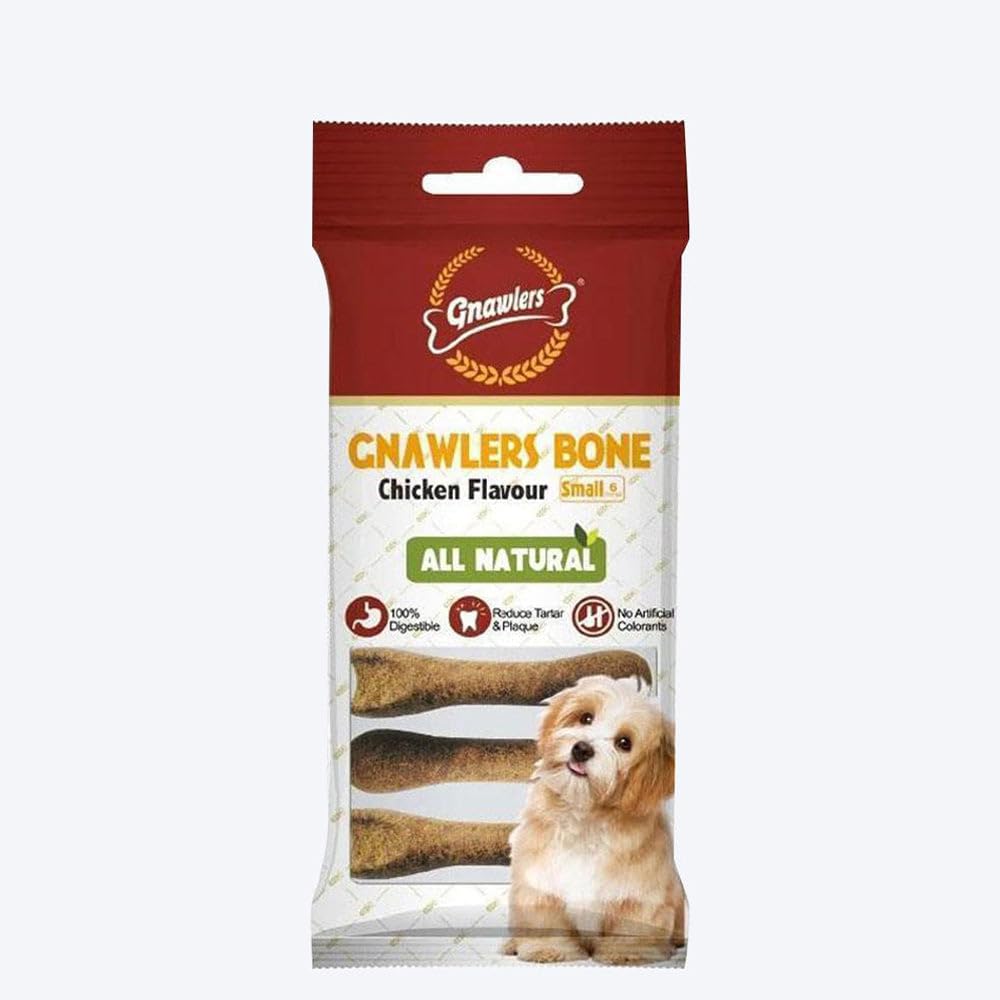 Gnawlers Chicken Bone, Dog Snacks Chew Bone 108 g (Small)