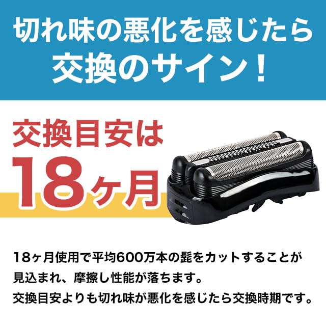 Amazon.co.jp: ブラウンに対応した替刃 互換品 シリーズ3 32B 網刃 一