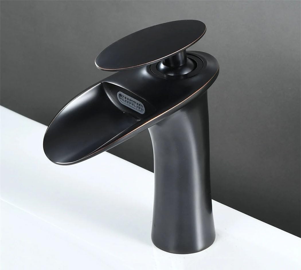 Robinet de bain blanc cascade pour vasque et lavabo moderne