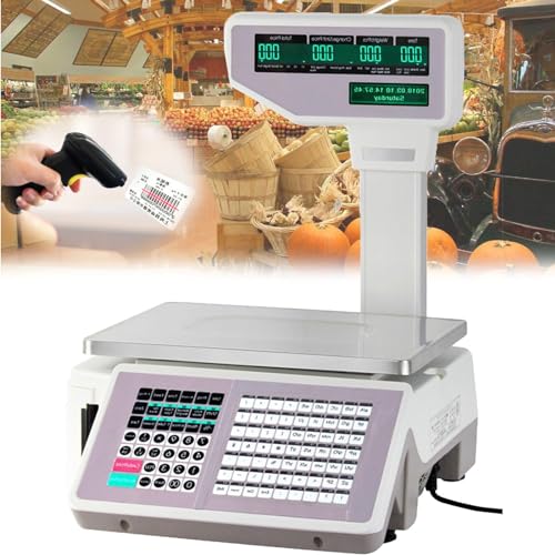 Báscula electrónica de código de barras 30Kg miniatura 1