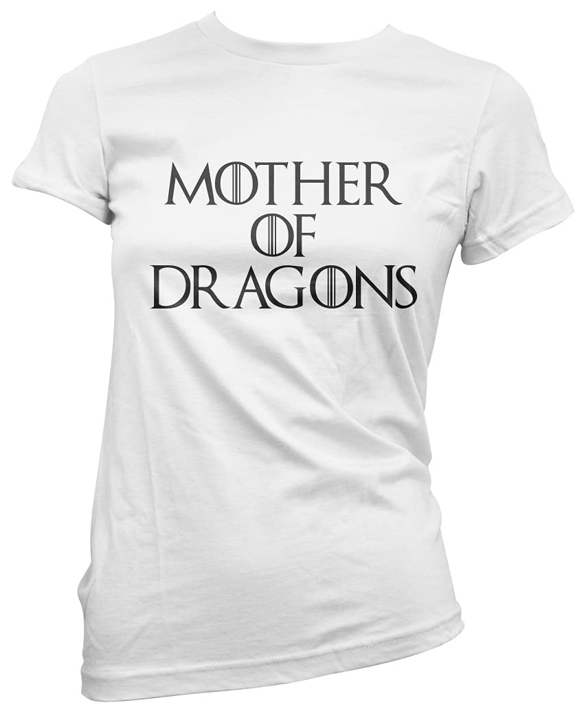 Hotscamp Women's White Mother Of Dragons T-Shirt - 12