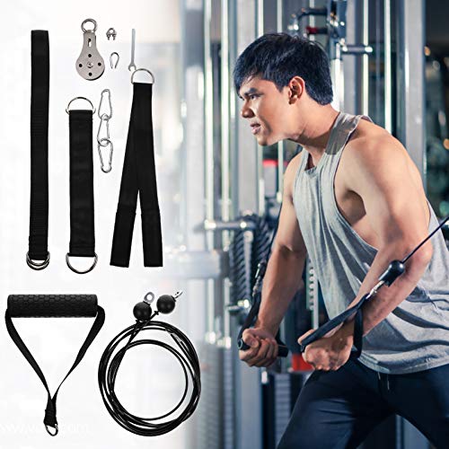 BESPORTBLE – Sistema de cabo de polia fitness para levantamento de peso, tríceps