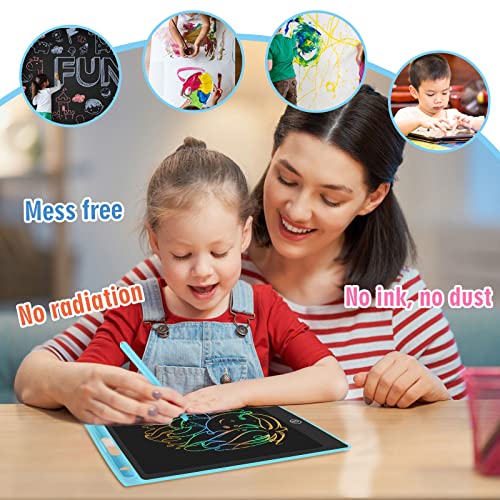 Image of HOMESTEC Colourful LCD Writing Tablet,8.5 inch Drawing Board Graphic Tablet Lock-Key Handwriting Doodle Drawing Pad Kids Toys Gifts for Boys Girls(Blue)