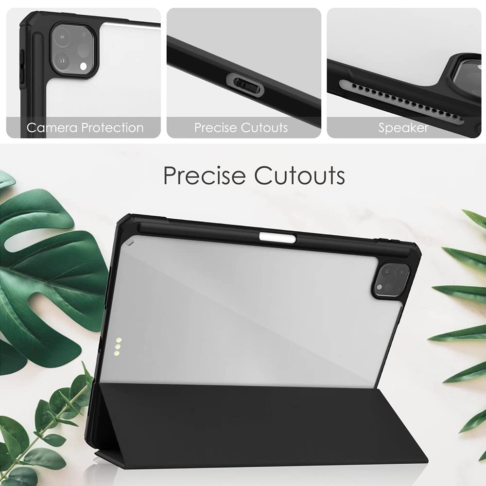 YGoal Custodia per Xiaomi Pad 6 - Slim Sottile Leggera in PU Pelle + PC Back Case Folio Cover Protettiva Case per Xiaomi Pad 6 Pro Tablet, Viola