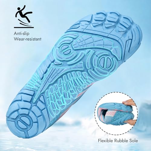 Image of ATHMILE Water Shoes for Women Men Barefoot Shoes for Swim Beach Hiking Pool | Quick Dry Non-Slip Wide Toe Box Shoes for River Kayak Fishing Lake Cruise Vacation Outdoor Water Activities