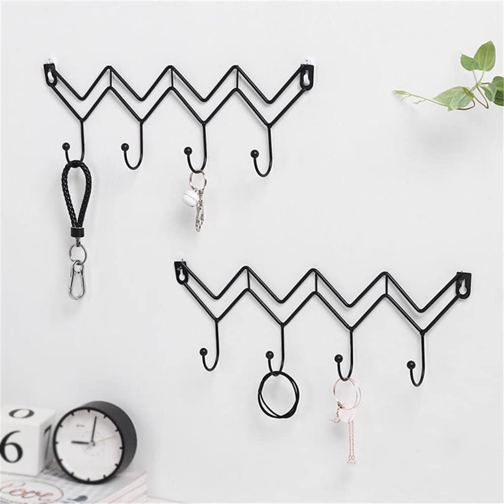 Wall Mounted Metal Hook Living Room Bedroom Door Wall Coat Rack(D)