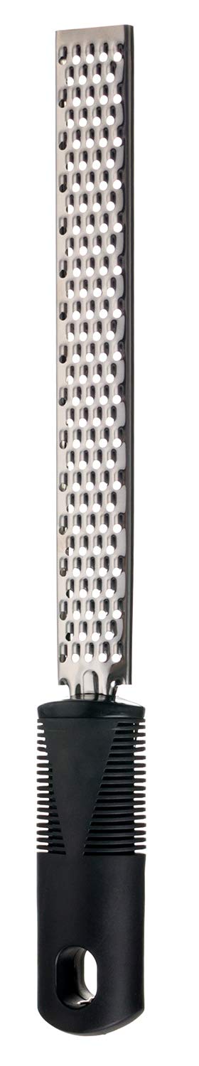 Lemon Lime Orange Cheese Steel Zester Handheld - Fine Stainless Citrus Garlic Zester Grater with Hand Held