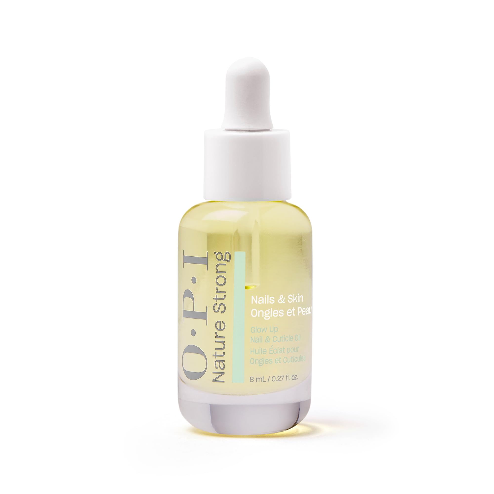 OPI Nature Strong Huile Ongles & Cuticules Glow Up – Vitamine E, Origine Naturelle – Répare & Nourrit Les Ongles Abîmés – 8 ml
