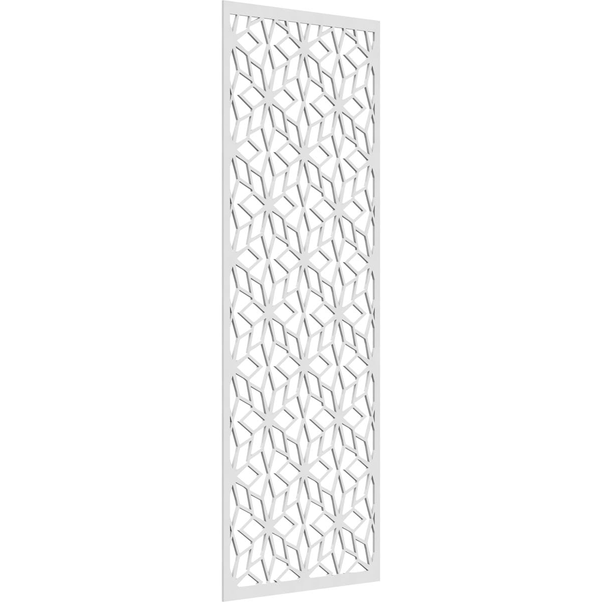 31 3/8"W x 79 3/8"H x 3/8"T Lake Decorative Fretwork Wall Panels in Architectural Grade PVC