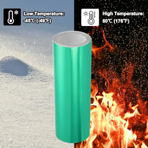 Image of PATIKIL Awning Repair Tape 12 inch x 26ft Waterproof Canvas Tape High Adhesive Tear Repair Patch Kit for PVC Tarpaulin Tent Awning Fabric RV Sail Boat Cover, Green