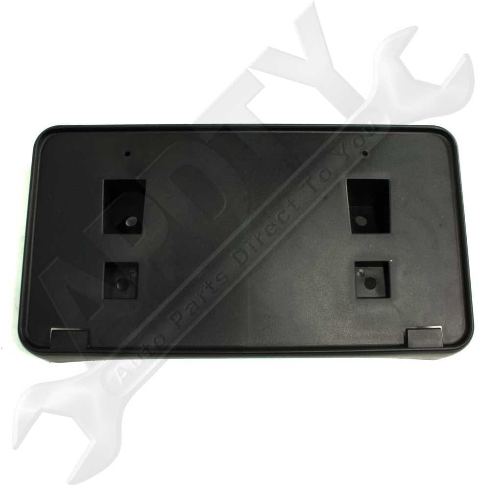APDTY 55077158AE License Plate Bracket Plastic Holder Frame Replaces 55077158AB, 55077158AD, 55077158AC