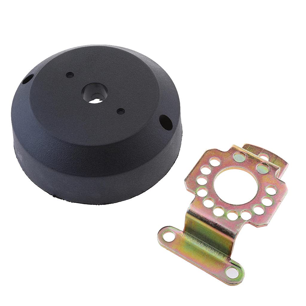 Baoblaze 90 Abgewinkelter Blendensatz Boot Außenborder Innenborder Motor Helm Schwarz
