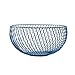 COLiJOL Plateau de Fruits Style Européen Creative Home Fer Assiette de Fruits Salon Ménage Panier de Fruits Panier de Rangement de Bureau Simple Fruit Dish Fruit Basket (Couleur: Bleu),Bleu