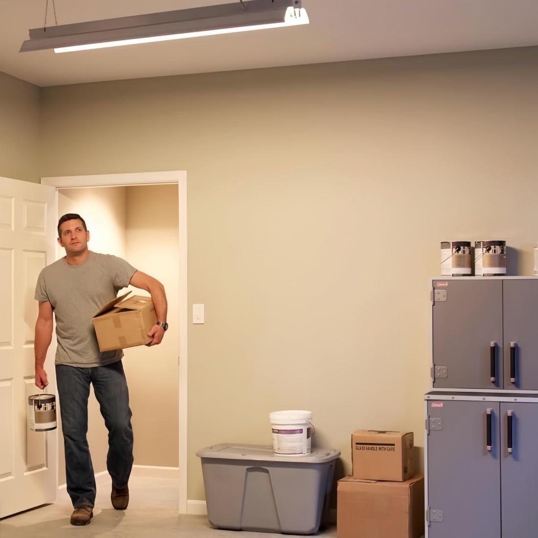 Ntelligenter Bewegungssensor-Lichtschalter, Lichtschalter Bewegungsmelder– Automatische Beleuchtung für Flur, Treppe, Toilette & Abstellraum(5 Stück)