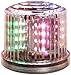 Fortune PL-450MUJ Battery Powered Ultra Bright LED Standard Police Beacon, 5" Diameter x 5" Height, Multi Color