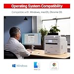 Canon imageCLASS MF289dw - Monochrome, Duplex, Wireless Laser Printer, All-in-One Print, Copy, Scan, Fax, Auto Document Feeder, 1 Year Limited Warranty, 35 PPM, White - Image 4