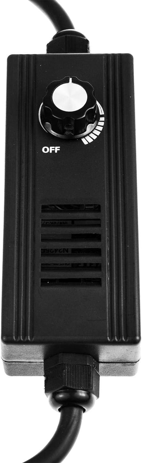 Regulador de Intensidad 3M de 2000W y Cable de Interruptor de Luz Regulable para Lámpara de Sal con Enchufe, Bombilla de Filamento de Tungsteno con Enchufe Europeo de Doble Car