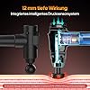 Massagepistole mit Wärmefunktion, AERLANG Massage Pistole Massage Gun, Muskel Massage Gun Massagegerät mit LED Anzeige, Handmassagegeräte Massage Pistole mit 20verstellbaren Stufen&7 Massageköpfen #5
