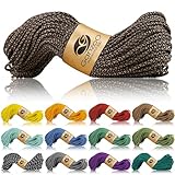 Ganzoo Paracord 350 Tipo 1, 2,5 mm y 30 m, Cordon con Funda Nylon/Poliester Camoflage 2, nucleo Nylon, para Trenzado y takelado en Collar/Correa de Perro, Pulseras DIY, llaveros, Camping y Nudos
