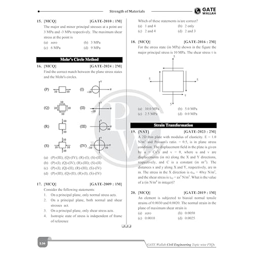 Image of PW GATEWALLAH Civil Engineering and Engineering Mathematics & General Aptitude Combo Set of 2 Books Topicwise Previous Years Solved Questions For 2027 Exams