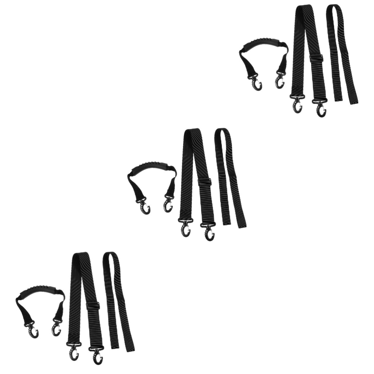 Kisangel 9pièces Sangles Porte-Ski Réglables pour Transport De Chaussures De Ski Et Patins à Glace Accessoires Pratiques Durable pour Hiver