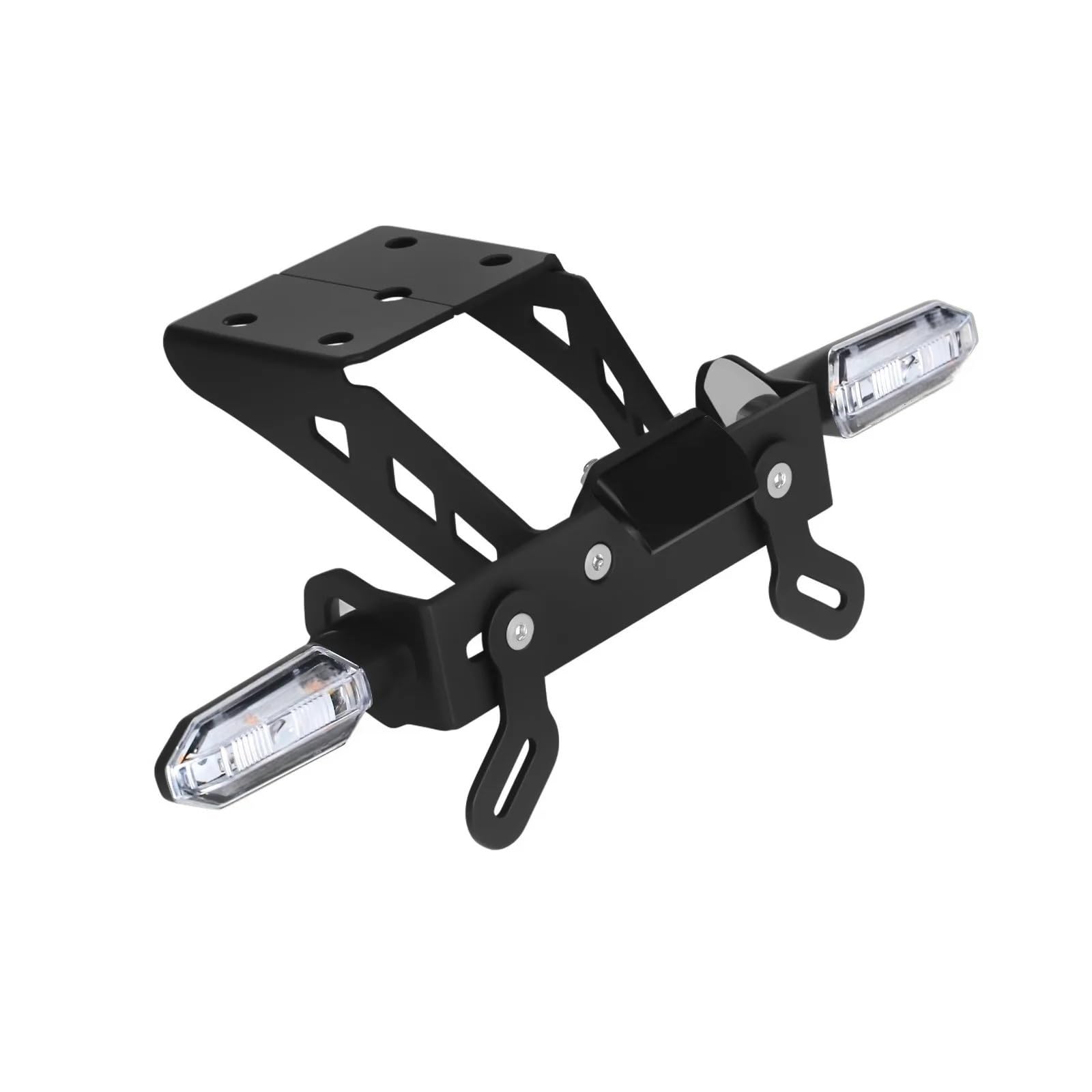Motorcycle Rear License Plate Bracket Plate Holder for LED for fender Eliminator Tail Tidy Turn for signal For Suzuki GIXXER 150 250 2021 2022 2023 2024 2025(SMOKE)
