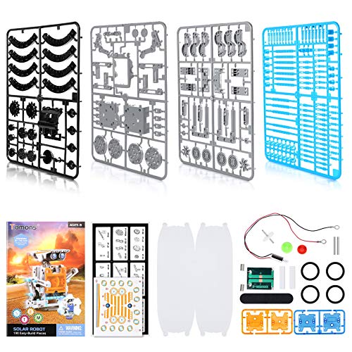 Tomons Stem Projects | 12-In-1 Solar Robot Toys, Education Science Experiment Kits For Kids Ages 8-12, 190 Pieces Building Set For Boys Girls #TOP4