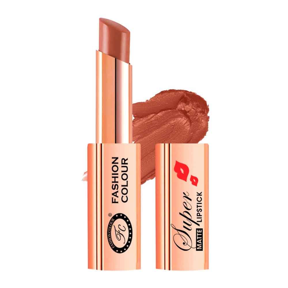 Fashion Colour Waterproof and Long Wearing Premium Super Matte Lipstick, For Glamorous Look, 4g (Shade 15 (Soft Kiss))-picture-15