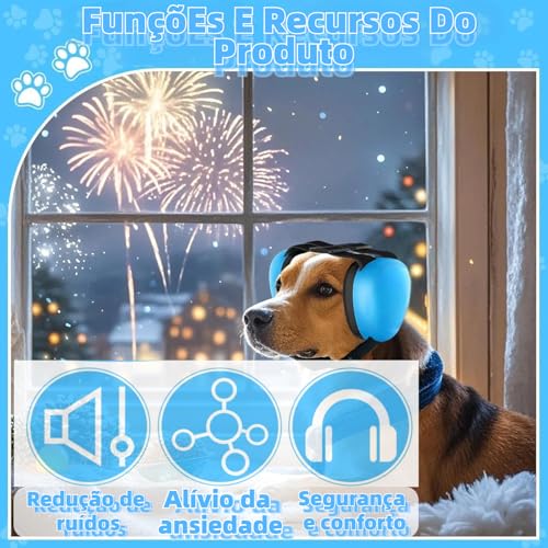 Protetor Auricular Pet, Protetor de Orelha Cães, Protetor de Ouvido de Cães, Protetor Ouvido, Protet