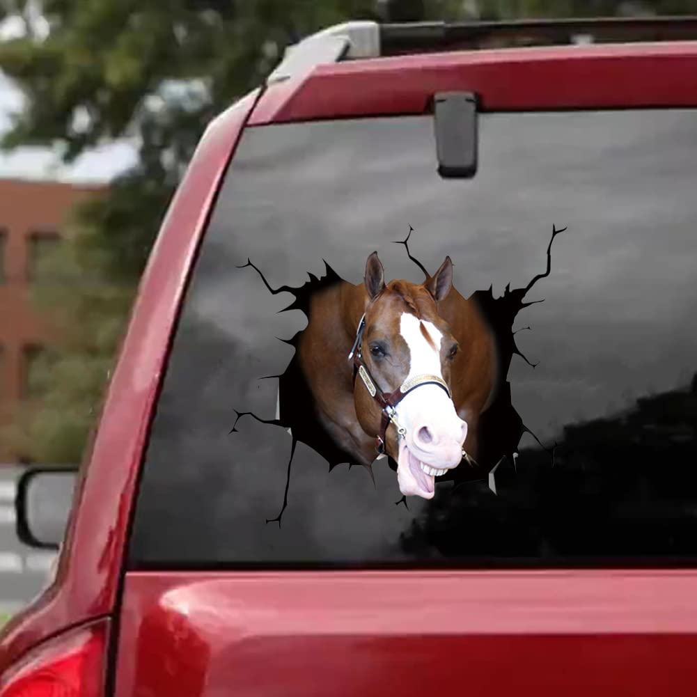 3D Tier Aufkleber Auto - Lustige Kuh Hund Pferd Fensteraufkleber Für Auto Und Motorrad