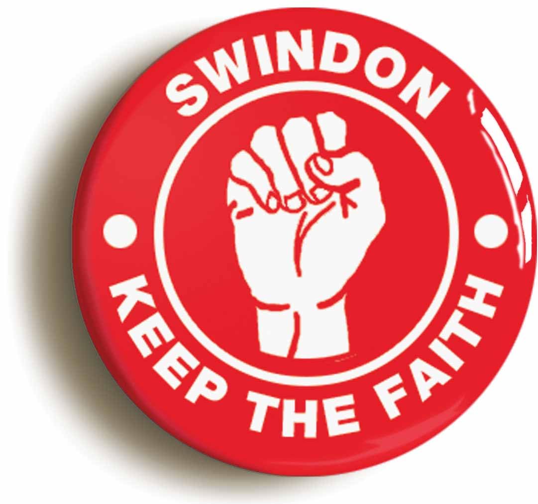 Swindon Keep The Faith Northern Soul Fridge Magnet (Circular 2inch / 50mm Diameter)