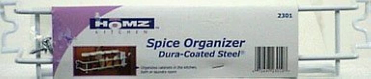 HOMZ23010202.36 Dura Coated Spice Organizer 12-Inch, White