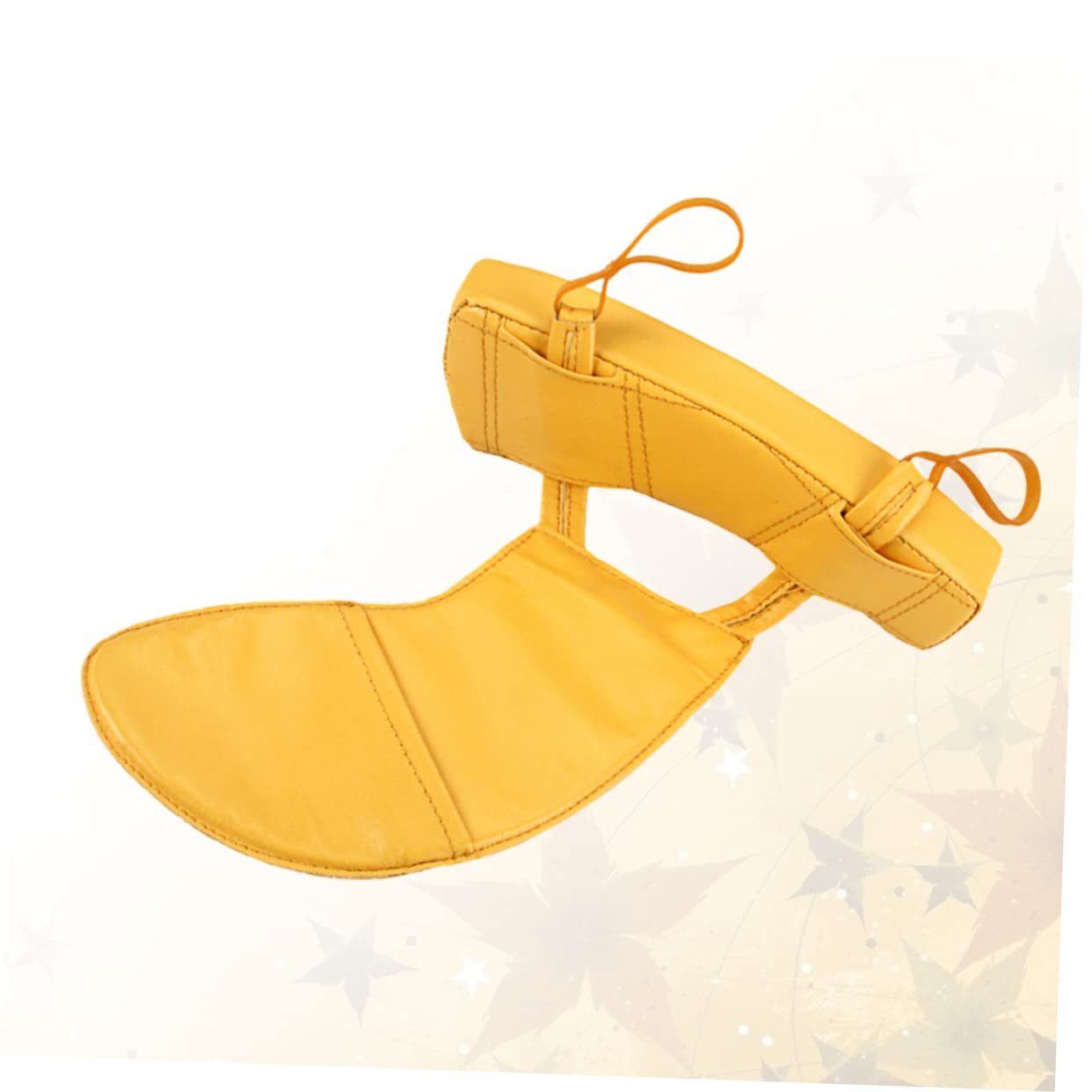 Toddmomy Skin-friendly Violin Shoulder Rest Pad 1/4-1/2 Full Size Breathable Chinrest Pad Violin Shape Hook for