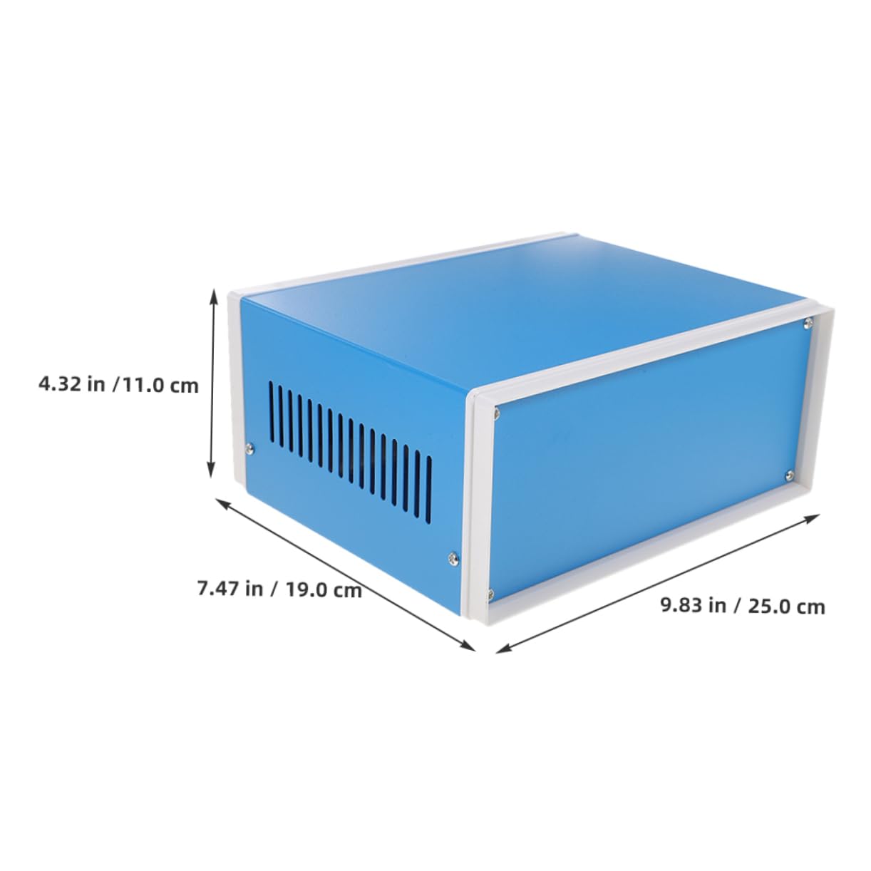 Cabilock Boîtier électrique en aluminium résistant aux intempéries pour projets électroniques Boîte de transport polyvalente pour appareils électriques Installation facile Durable