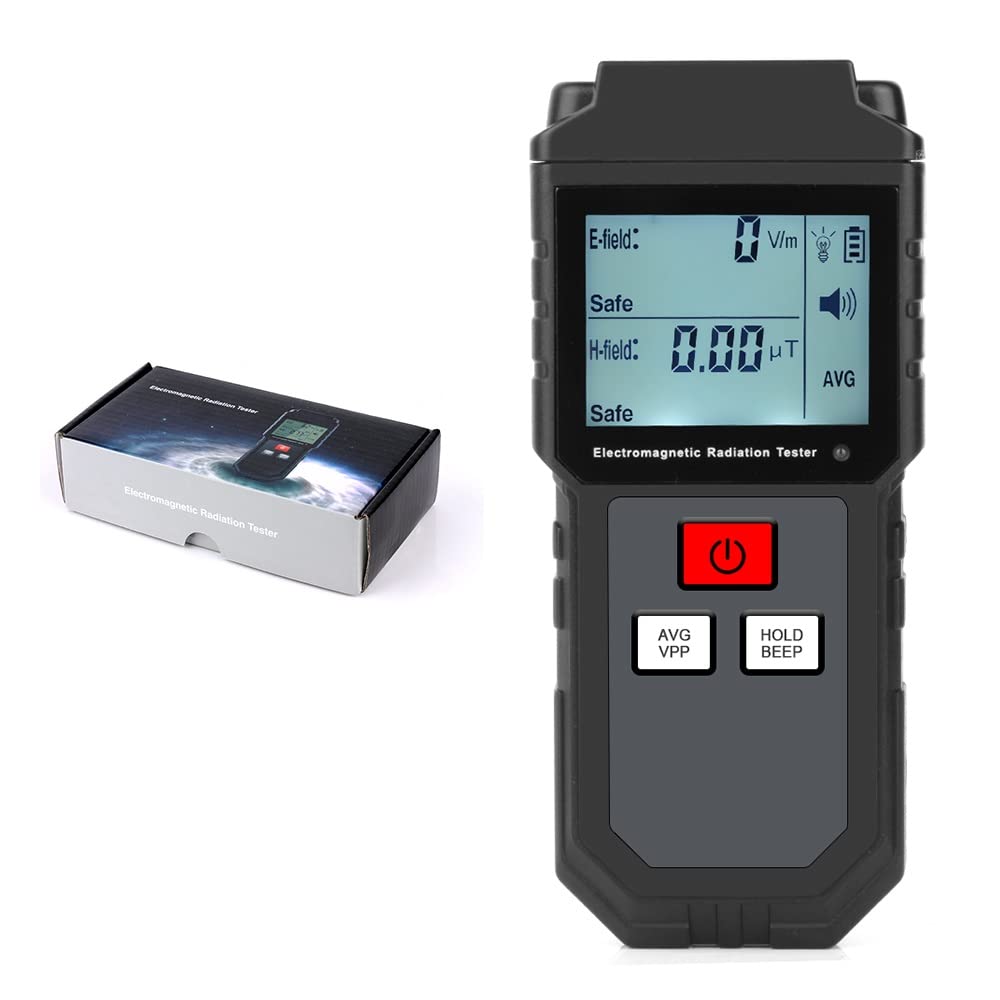 Real Instruments EMF Meter Electromagnetic Radiation Tester Portable Electric Magnetic Field Dosimeter Detector Hand-held Mini Digital Backlight LCD Sound and Light Alarm Great Tester (B09T6XQNZL) Amazon Price History, Amazon Price Tracker