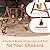 PETSFIT Wooden Solid Chicken Perch & Roosting Bars with 2 Swings, 50"x30"x34" Coop Toy for 6–8 Hens, Multi-Level Stand Encourages Exercise & Natural Behavior, Easy to Assemble & Clean,Outdoor Use
