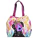 Laurel Burch Violet Puppy Dog Large Gap Tote Bag