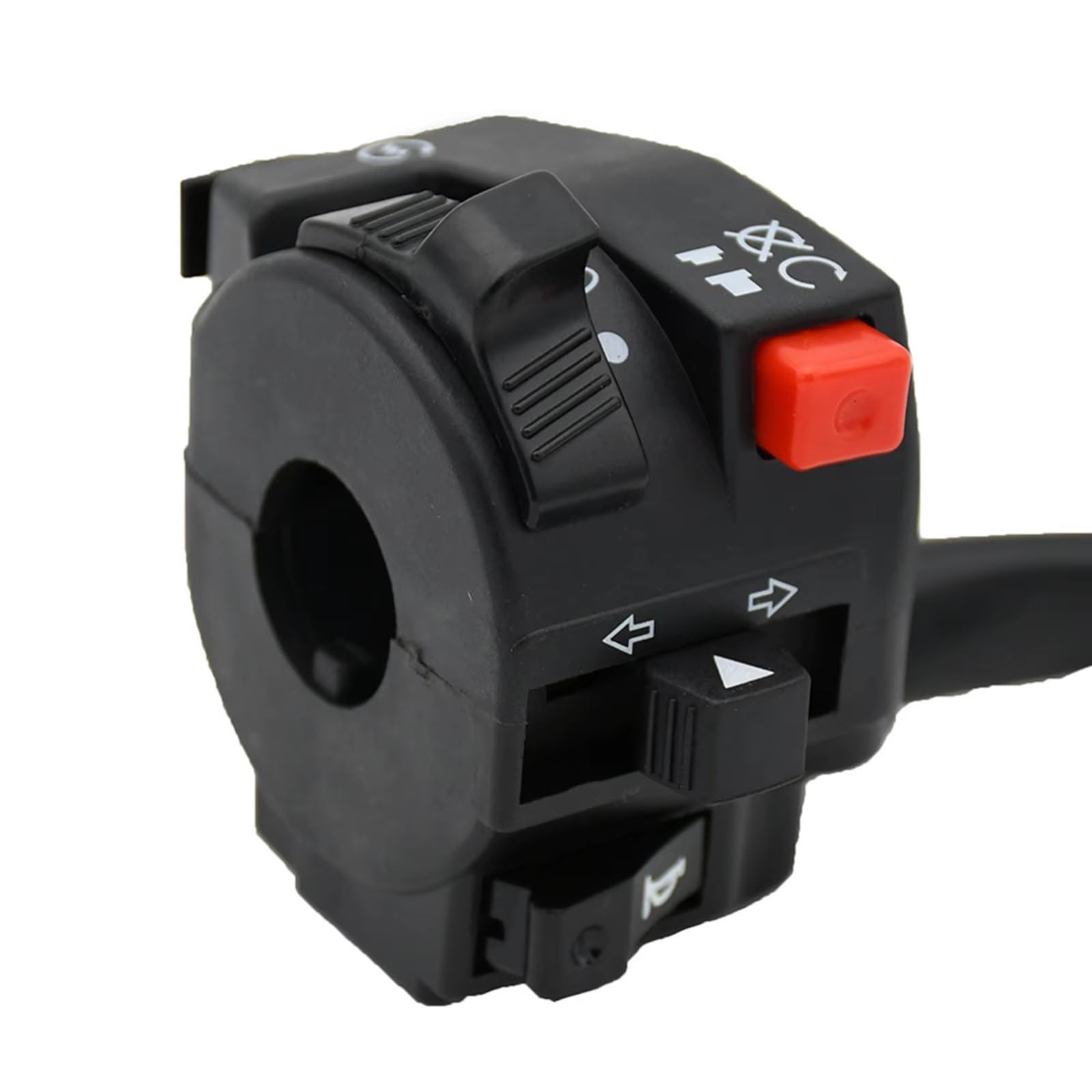 Interruttori Multifunzionali Per Moto Interruttore Dell'indicatore Degli Indicatori Direzione Del Clacson Universale Pulsante Della Luce Lontano Vicino Comando Manubrio(Switch)