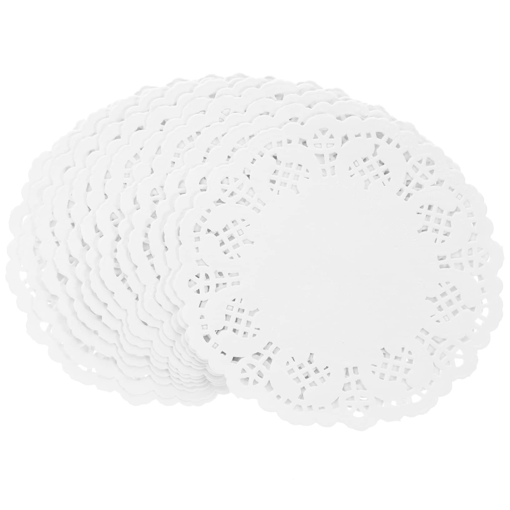 CIYODO 420Pcs Food Grade Doilies Paper Pads for Cakes Pizza and Snacks Hollow Lace Design for Weddings Parties and Celebrations Oil Absorbing Mat