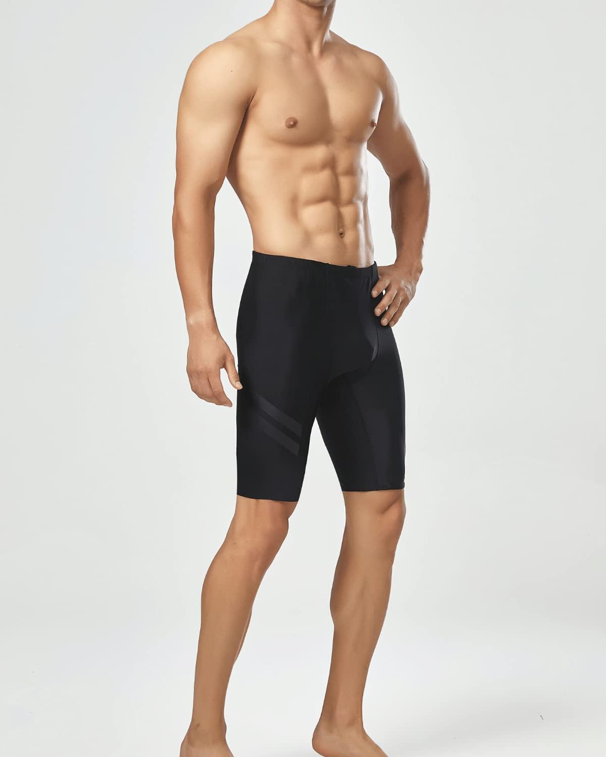 Onvous Raven Swim Jammers for Men | Racing & Training Black Swimsuit | Fast, Flexible, & Comfortable | Sizes: 28-38 - Image 6