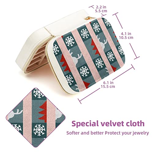 Boîte à bijoux voyage anti-nœud double couche compacte pour valise - 6