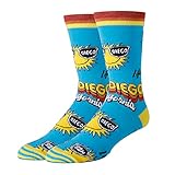ooohyeah Men’s Novelty San Diego Merch Crew Socks, Crazy Funny Cotton Dress Socks Gift, Size 8-13