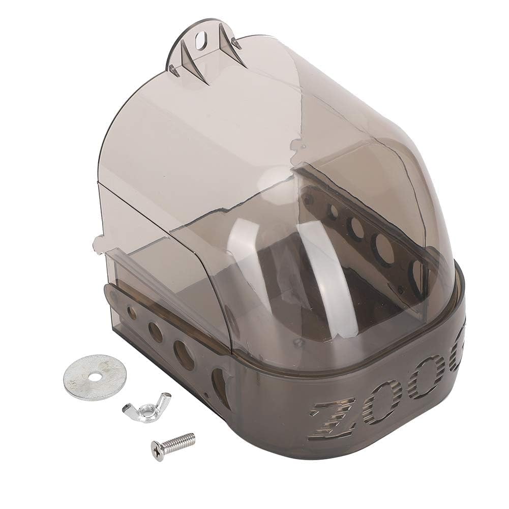 Bañera para pájaros, jaula para pájaros colgante, bañera, caja de ducha de plástico para pájaros, caja de alimentación multifunción para loros grises y negros