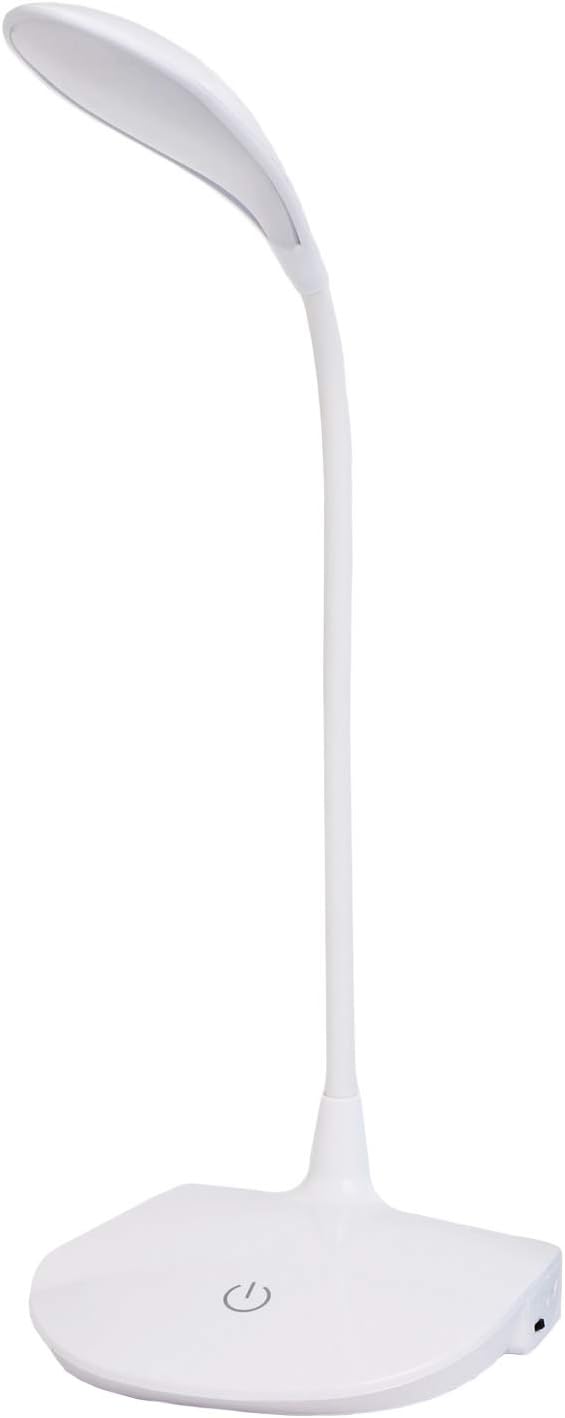 HomePro LED Desk Lamp, Rechargeable Touch Control With USB Charging Port Table Lamp For Reading, Study Lamp for Kids, Home, Office