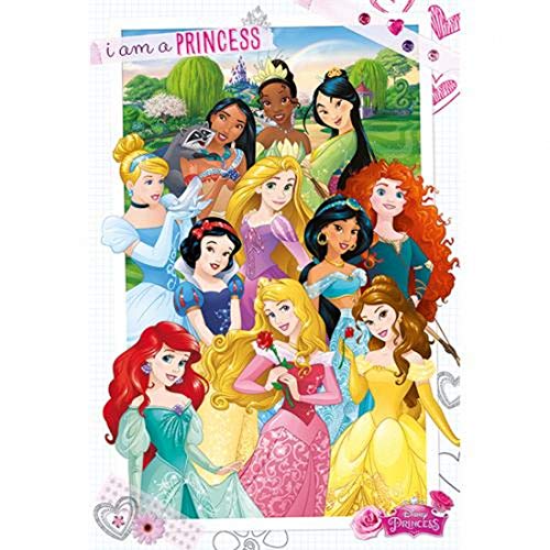 Disney Princesas Póster Soy una Princesa 61x91,5cm Producto Oficial