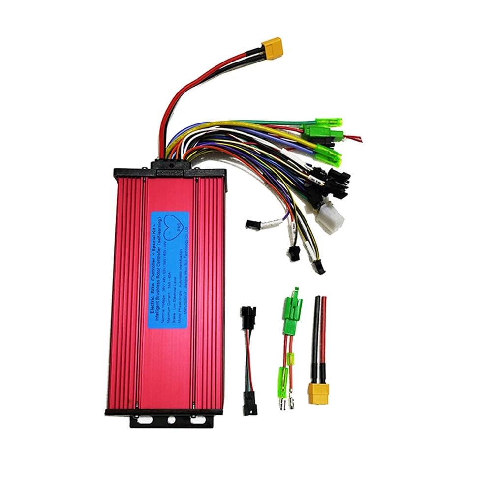 SkyjOy Ebike Controller 36V 48V 60V 1200W 1500W 2000W Electric Bike Scooter Controller Display Thumb Throttle Brushless Motor Controller(34A-40A controller)