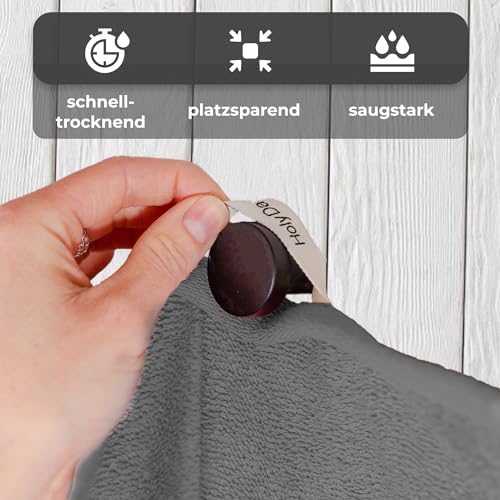 Gästehandtücher Set aus 100% Baumwolle 8er Pack von HolyDays