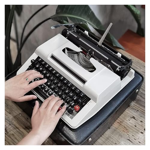 FXLUHAY Máquina de Escribir Manual Tradicional, máquina de Escribir Manual de Estilo Retro, procesador de Textos clásico, Perfecto for Escribir novelas en Cualquier Lugar