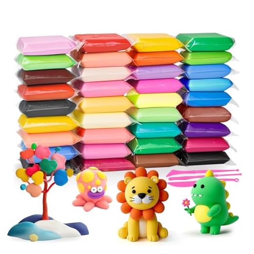 36 Couleurs Air Dry Clay pour Enfants, Pate Autodurcissante, Argile Autodurcissante, pate durcissante, Pate a Modeler Enfant, Cadeau Créatif pour le Bricolage pour Garçons et Filles de 3 à 12 Ans