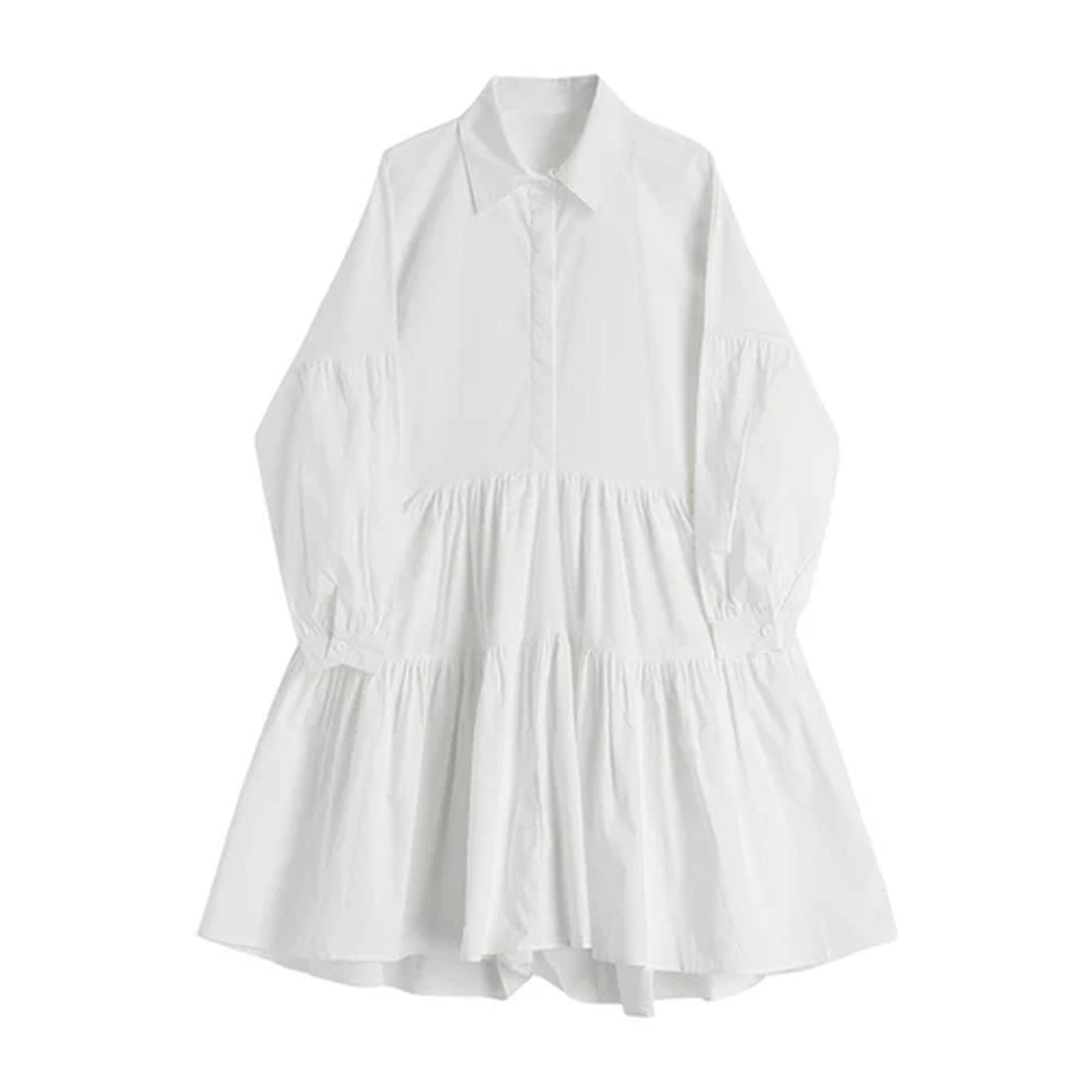 Robe chemise femme coréenne ample : oubliez l'inconfort en automne